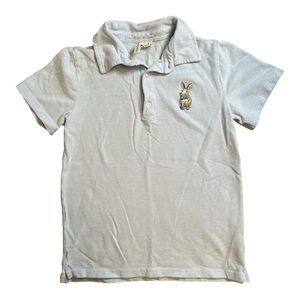 Janie and Jack Light Blue Polo Shirt Classic Short Sleeves